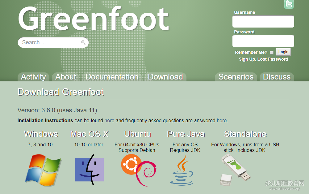 Java少儿编程神器Greenfoot（2）工具下载和编程环境